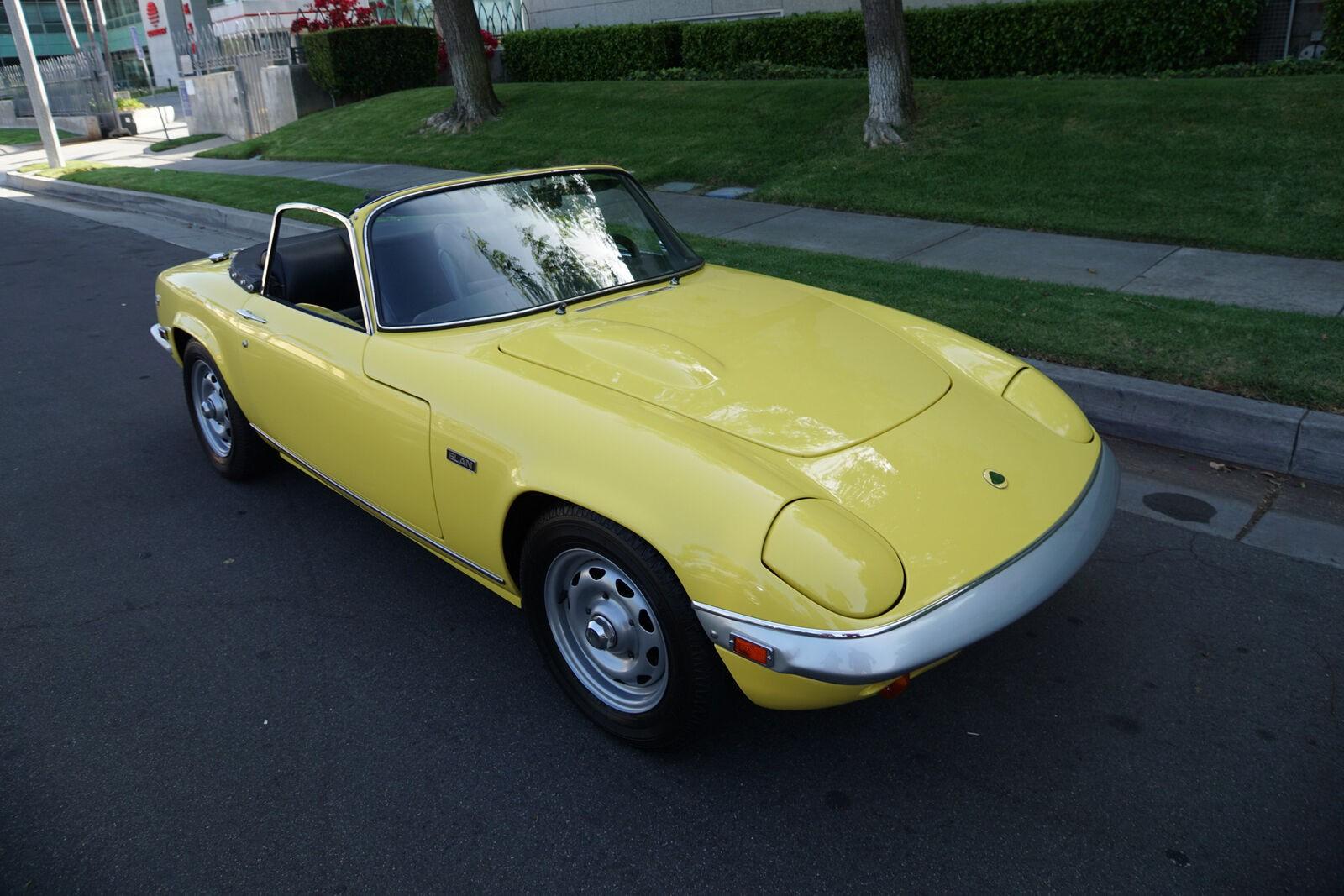 1969 lotus elan series i se s4 roadster convertible with original 4 cyl engine