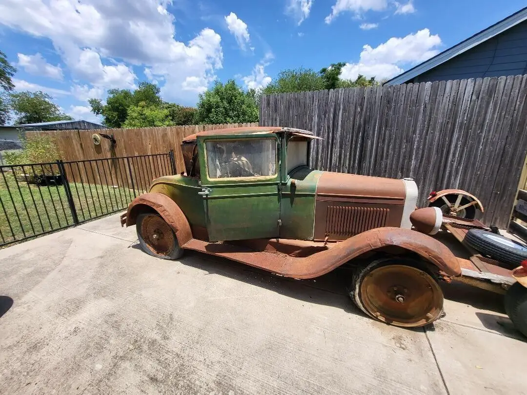 1928 chevrolet national utility coupe - antique car -upcycle
