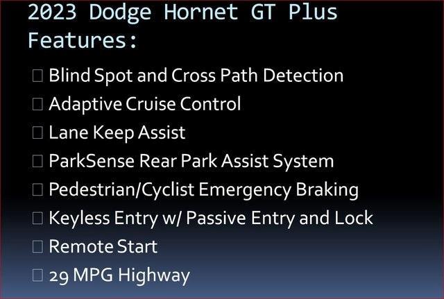 2023 dodge hornet gt plus