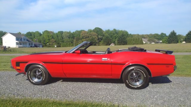 1971 ford mustang convertible 302 auto pwr top, pwr steering, pwr disc brakes
