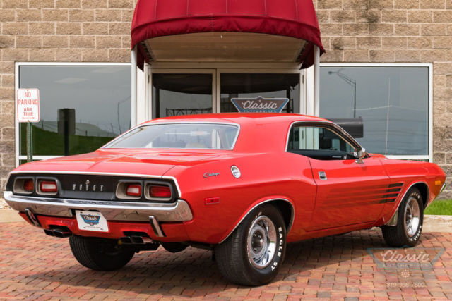 1972 dodge challenger 340 v8 4 speed manual coupe rallye red