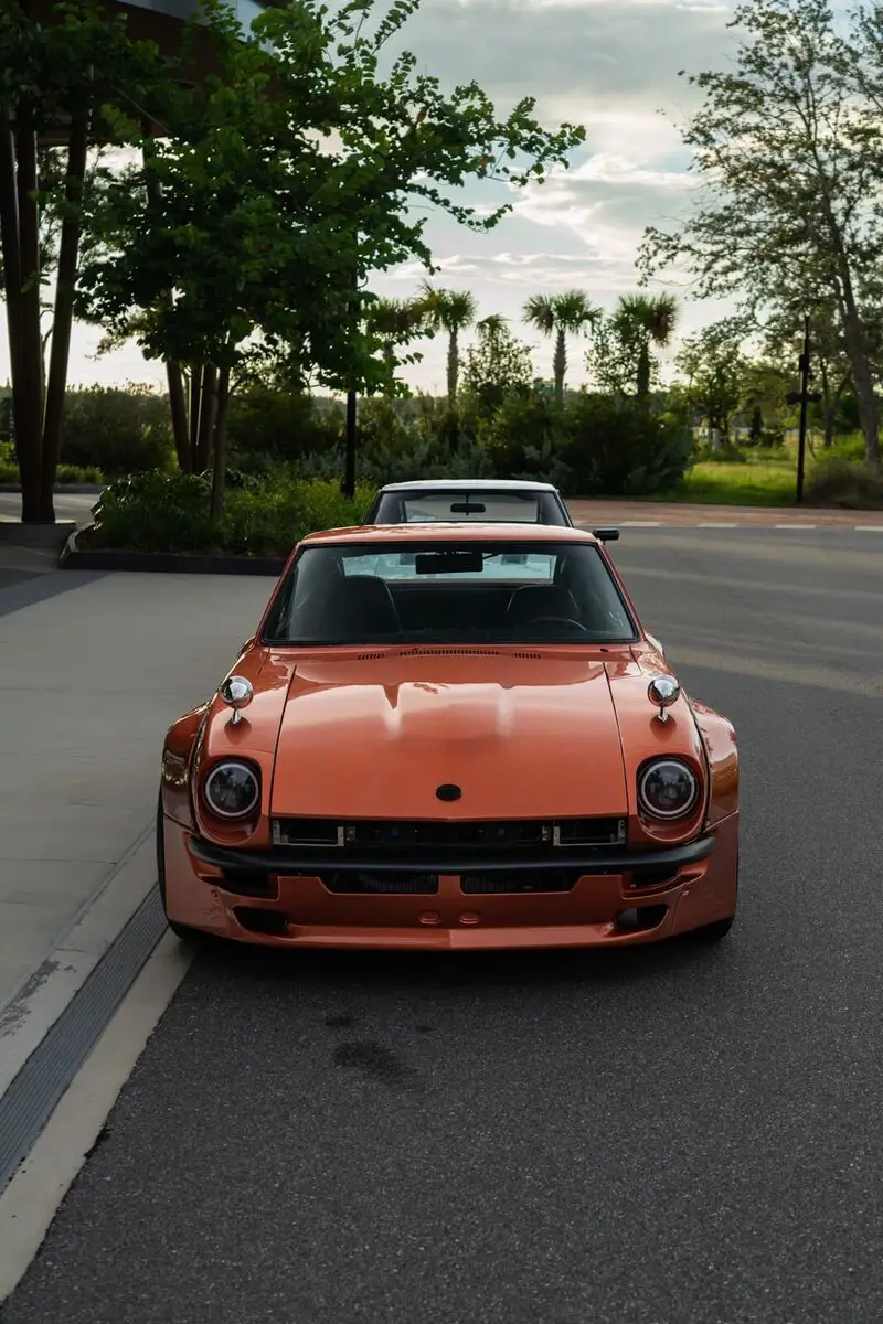 1975 datsun 280z coupe orange