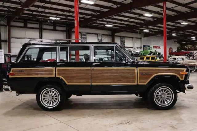 1989 jeep wagoneer 98687 miles black suv 5.9l v8 automatic