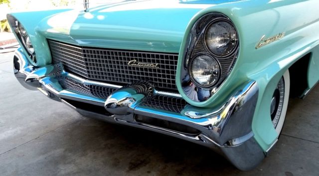 1958 lincoln continental "stunning" art all original 39,400 miles mint