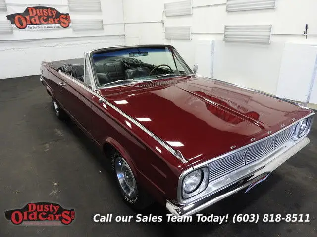 1966 red runs drives body inter vgood 340v8 3spd auto!