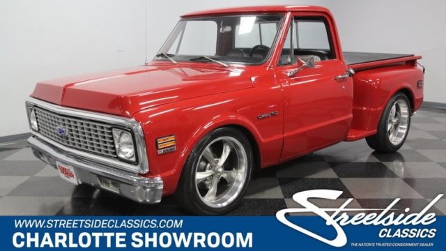 1972 chevrolet c10 stepside pickup truck 350 v8 3 speed automatic classic vintag
