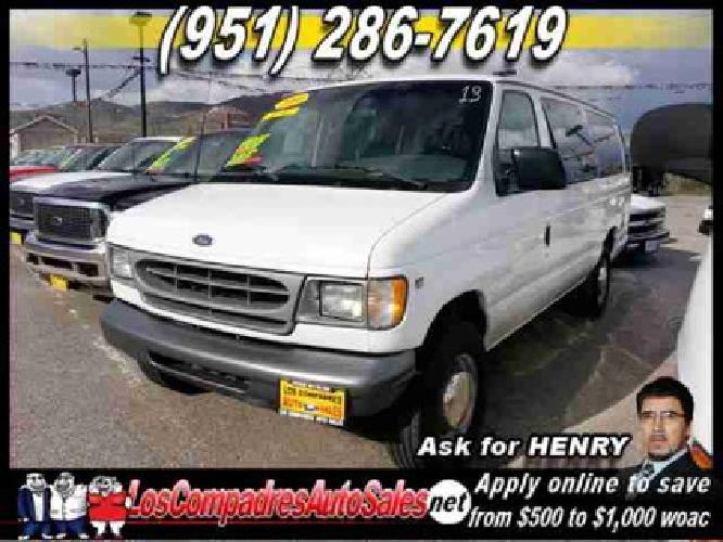 2000 ford econoline cargo van e-350 super in riverside, ca