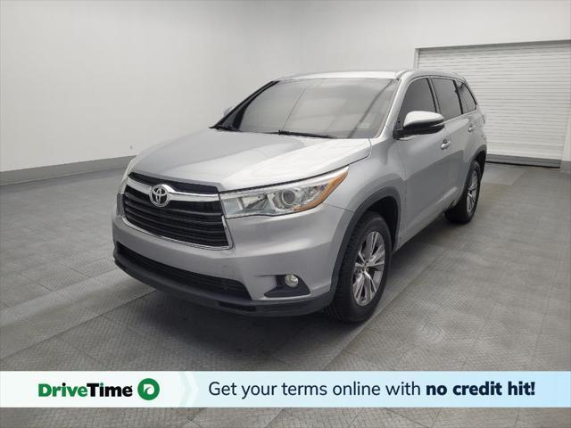 2016 toyota highlander le plus