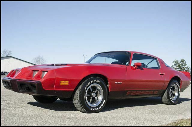 1980 pontiac firebird formula 104,469 miles red automatic