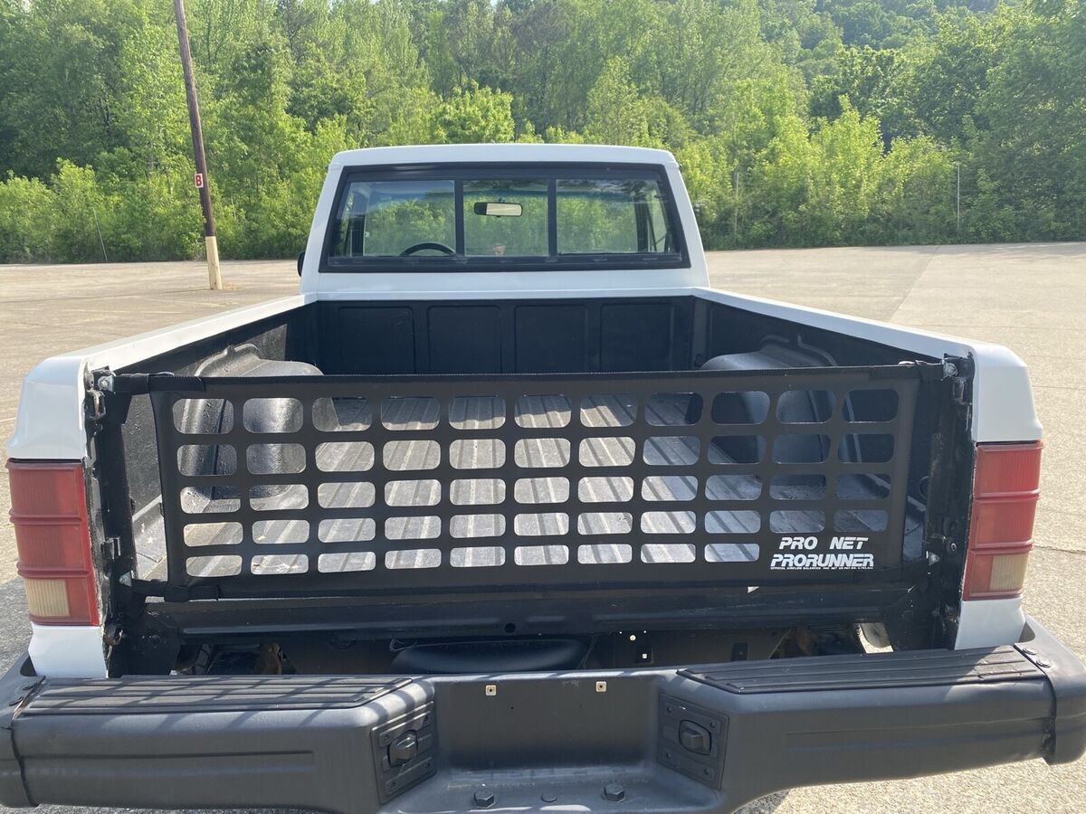 1988 jeep comanche pickup white pioneer