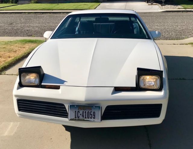 1983 pontiac firebird, white, less than 15k miles, all original, excellent cond!