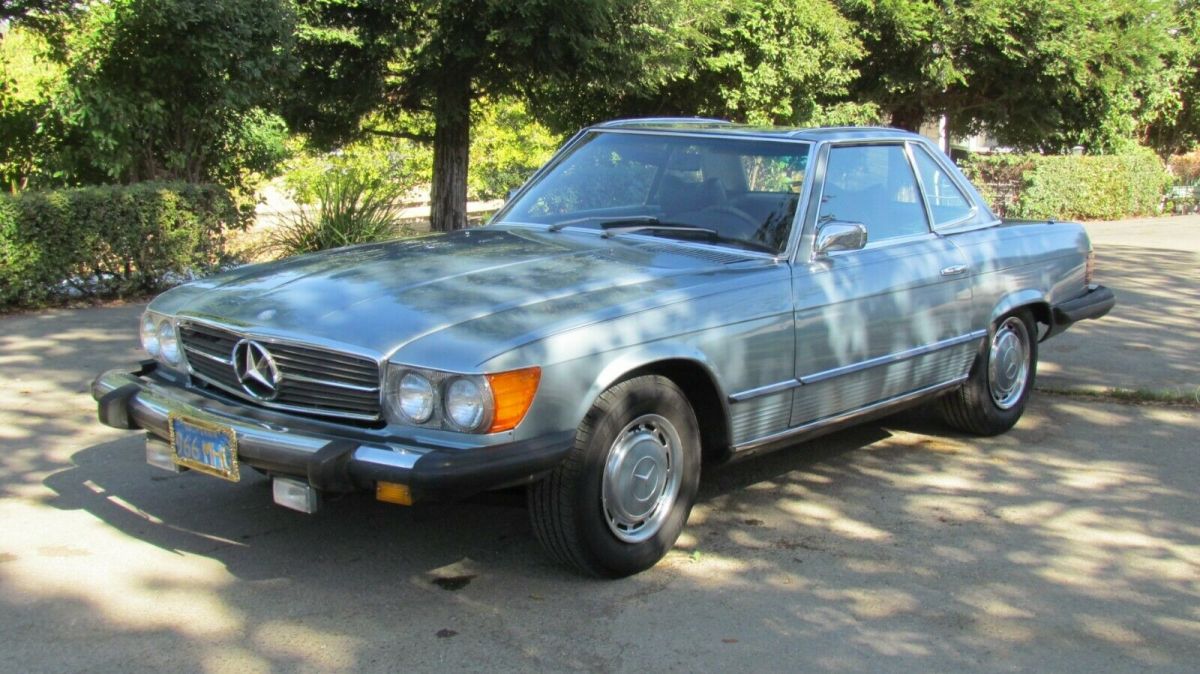 1975 mercedes 450sl roadster with hard top and convertible top 75000 orig miles