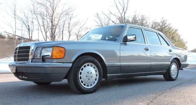 1989 w126 mercedes 560sel low mileage. serviced. nice. lwb. no reserve