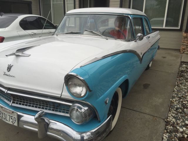 1955 ford fairlane-rare 2 door club sedan