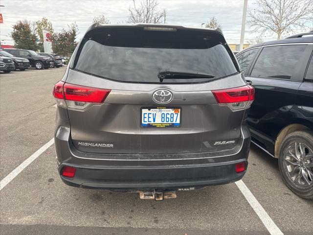 2019 toyota highlander xle