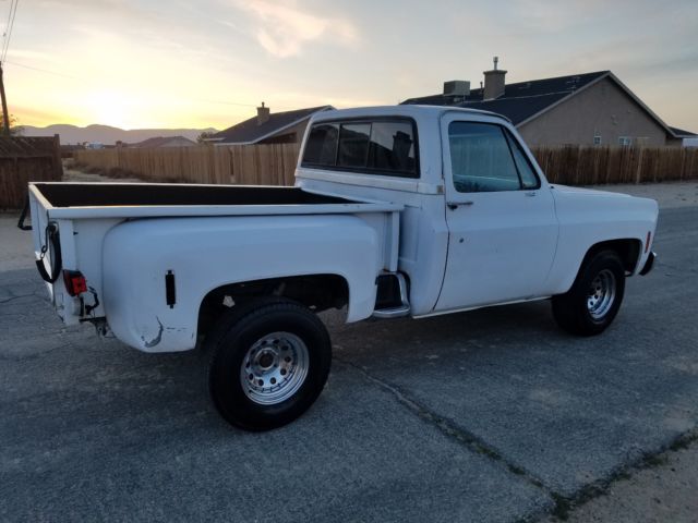 1976 chevy silverado short bed step-side southern california 93505 no reserve
