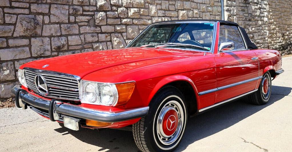 1973 mercedes-benz sl-class convertible roadster 4.5l v8