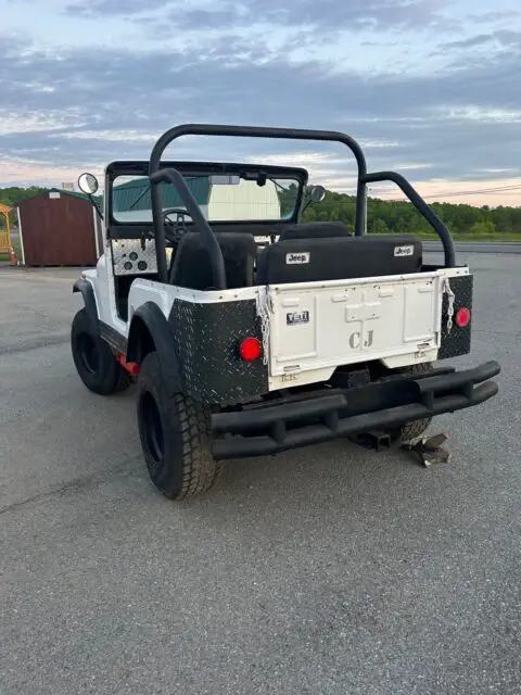 1967 jeep cj white 4wd manual