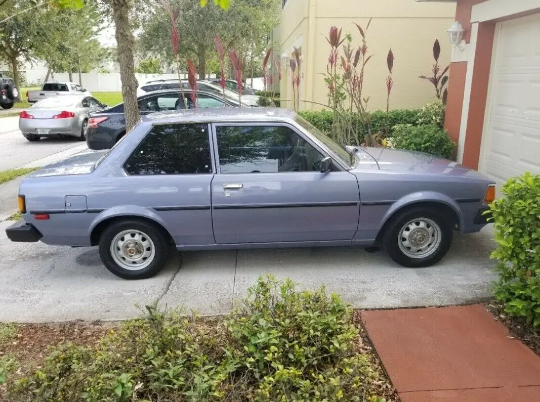 1983 toyota corolla sedan blue rwd automatic deluxe