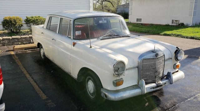vintage mercedes benz 190 d 1965 automobile for restoring or parts no reserve !!