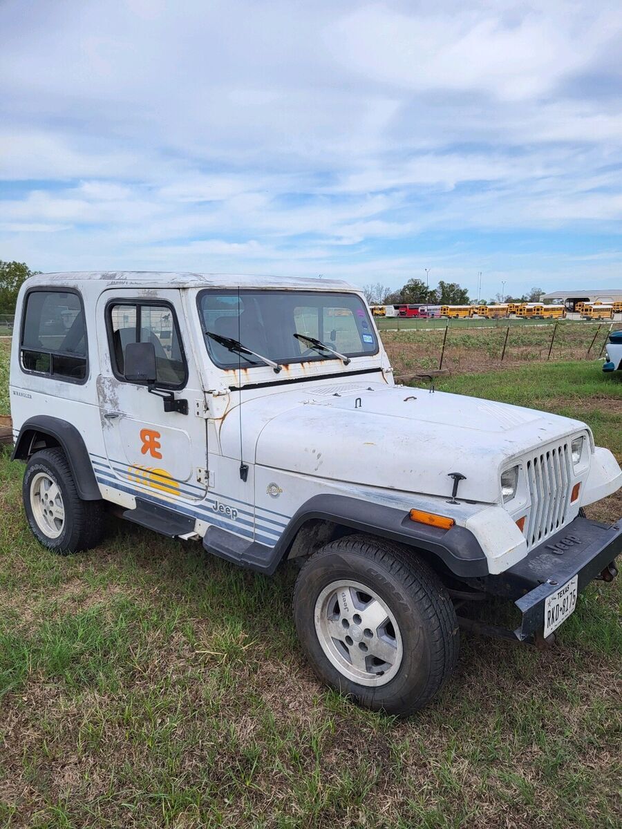 1990 jeep wrangler / yj suv white 4wd manual islander