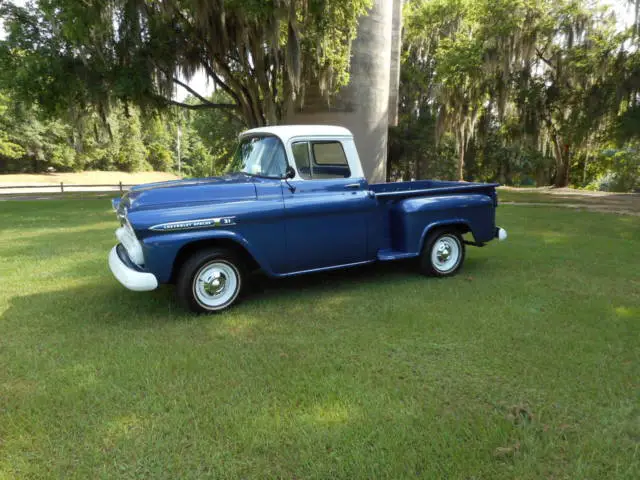 "no reserve" 1959 chevrolet 3100 apache step side truck "no reserve"