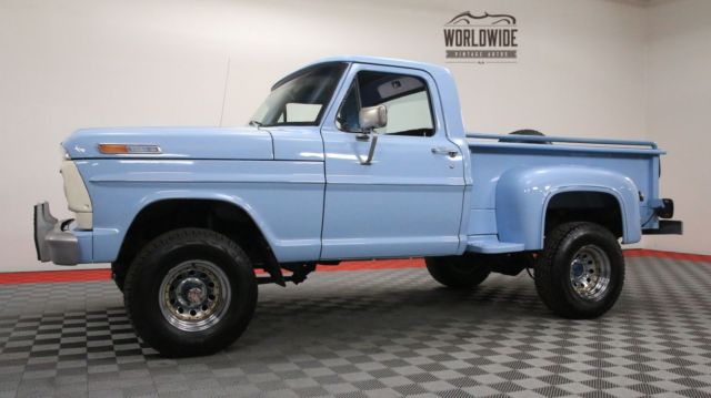 1972 blue fully restored 4x4 351 v8 4-speed manual!