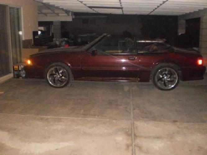 1989 mustang convertible in bloomington, ca