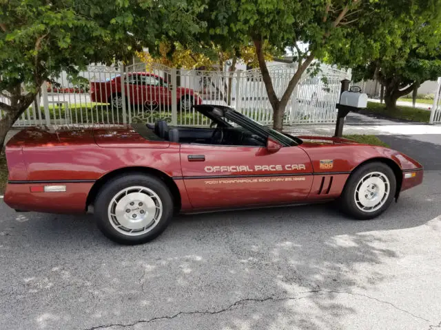 1986 official pace car convertible