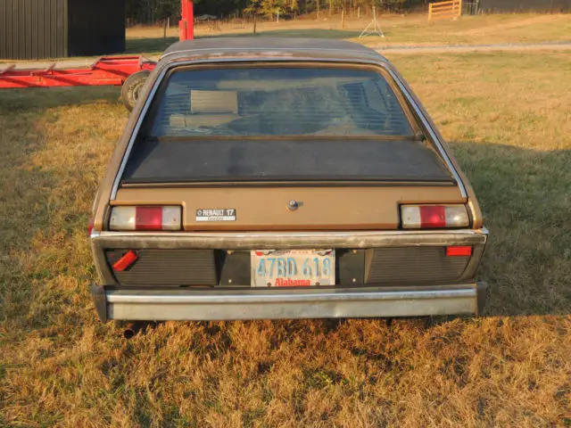 1974 renault 17 gordini no reserve