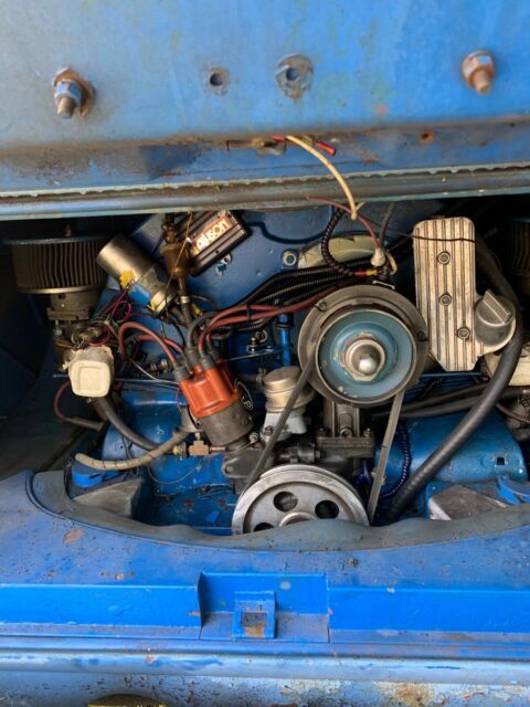 1962 volkswagen bus pickup blue rwd manual blue