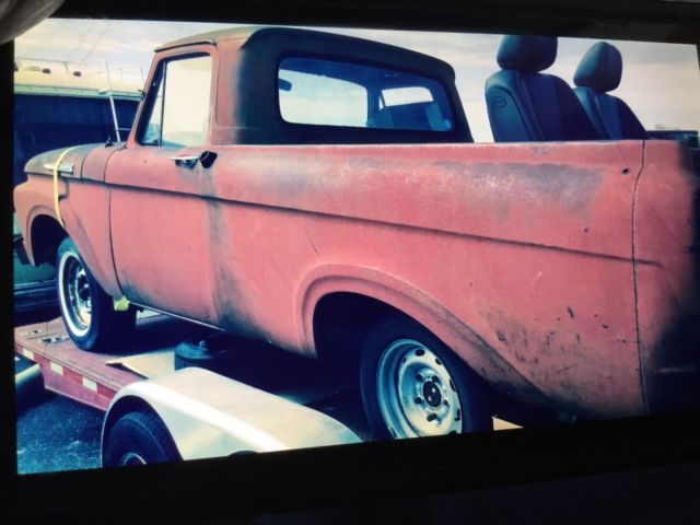 1962 ford, short bed, uni-body, texas truck,hot rod, street rod