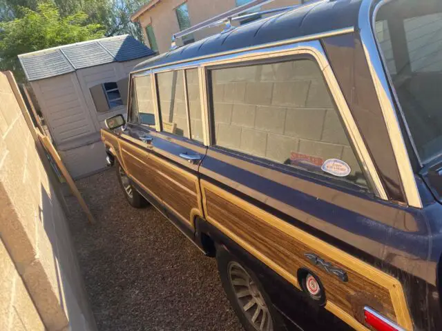 1990 jeep wagoneer suv red 4wd automatic