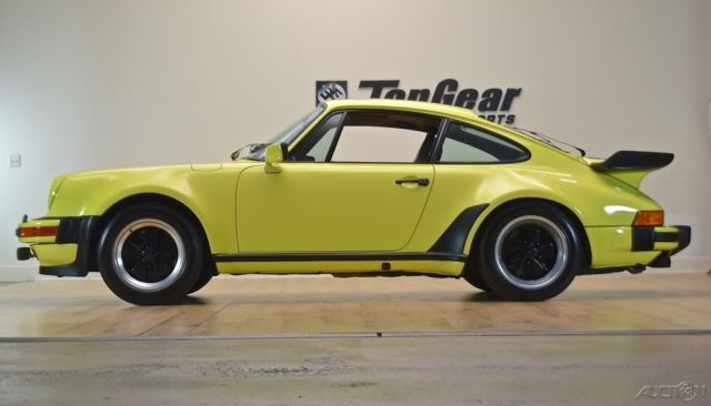 1979 porsche 930 turbo in paint to sample over black sports seats **no reserve**