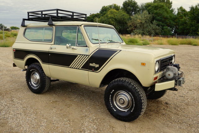 rare 1978 scout ii 4x4, rallye, original paint. automatic, v8