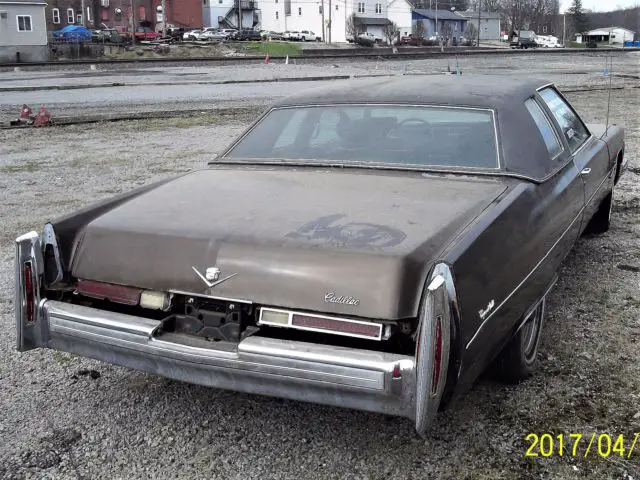 1976 cadillac coupe deville...running...parts or project car