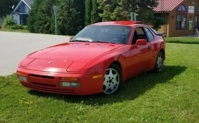 1987 porsche 944 951 turbo club sport lindsey racing guards red