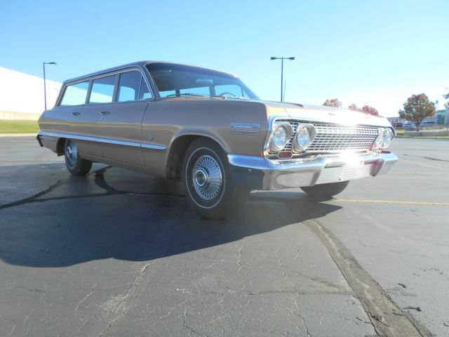 1963 chevrolet impala 9 passenger wagon 1 owner sorvivor 69,478 way kool wagon!!