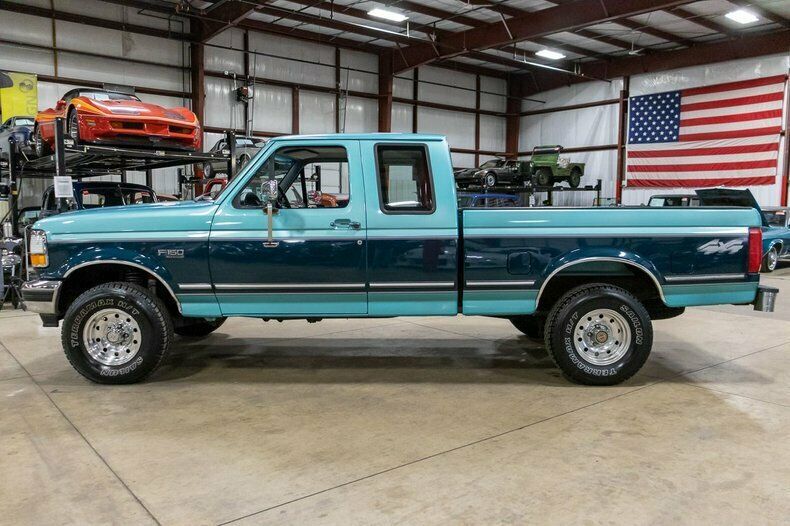 1994 ford f150 xlt 4x4 48352 miles teal pickup truck 5.0l v8 automatic