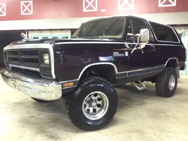 1986 dodge ramcharger 150 2dr 4wd - southern truck- no reserve-just serviced