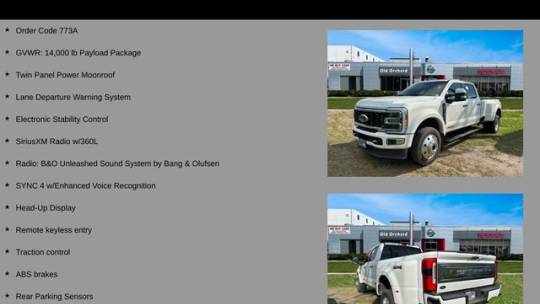 2023 ford f-450 super duty platinum