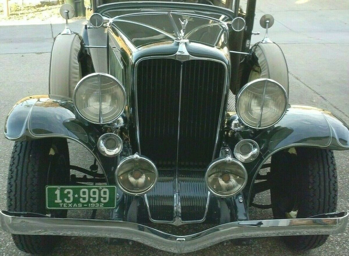1932 auburn brougham, very rare, acd club certified, lycoming 8-100 engine