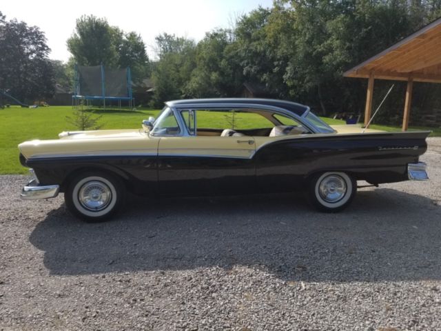 1957 ford fairlane 500, 2 door hard top, 292 y block, auto, hotrod