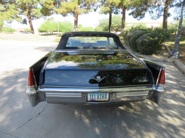1969 black deville convertible. arizona car!