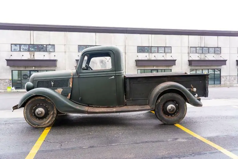 37 ford truck original flathead v8 barn find great patina farm shop hot rod