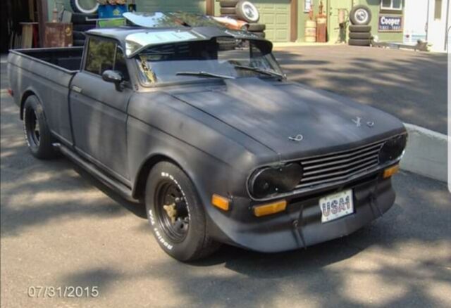 custom datsun 520 215 v8 muncie 4 speed chop top hot rod