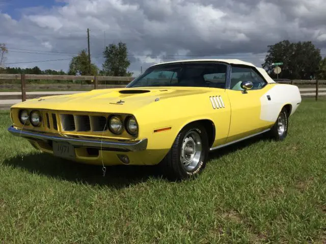 1971 plymouth barracuda "cuda" convertible