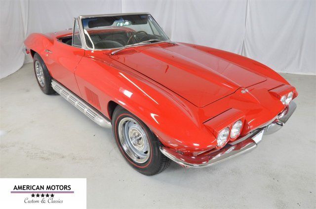 1967 chevrolet corvette matching #'s factory power windows , hardtop, sidepipes