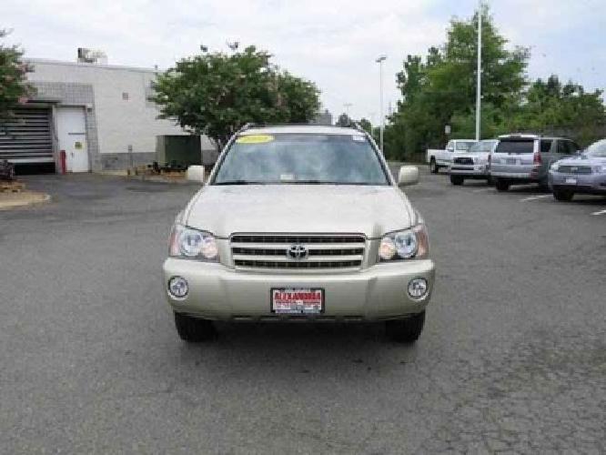 2002 toyota highlander in alexandria, va