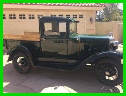 1931 ford model a all original closed cab pickup truck manual rwd , adult owned